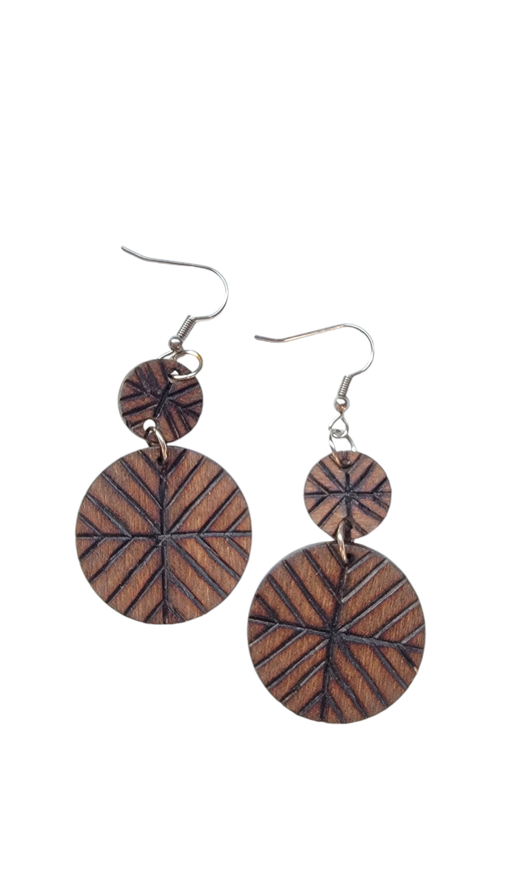 Pyro/Wood Earrings