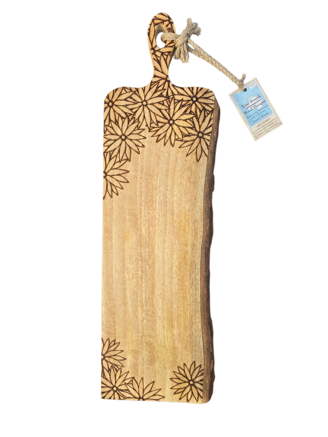 Large Cutting/Charcuterie Board, Artisan Cherry Wood